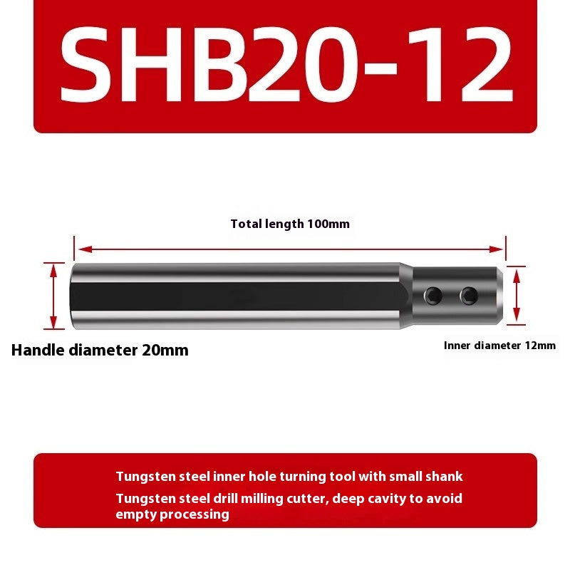 2089- CNC lathe small hole knife set SHB-25 small diameter tool holder inner hole jacket round handle CNC lathe D20 reducer sleeve Shandong Denso Pricision Tools Co.,Ltd.